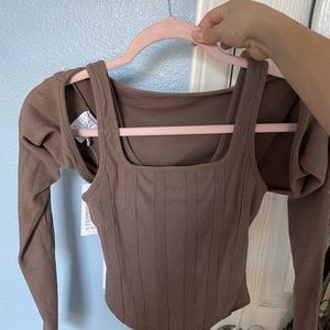 Shrug/ bolero and tank top set